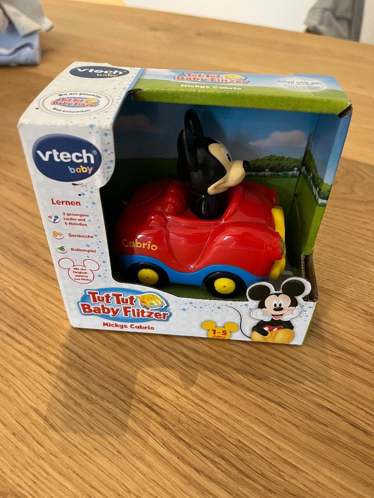 Tut tut vtech Mickey neuf, Enlèvement ou Envoi, Neuf, 2 à 4 ans