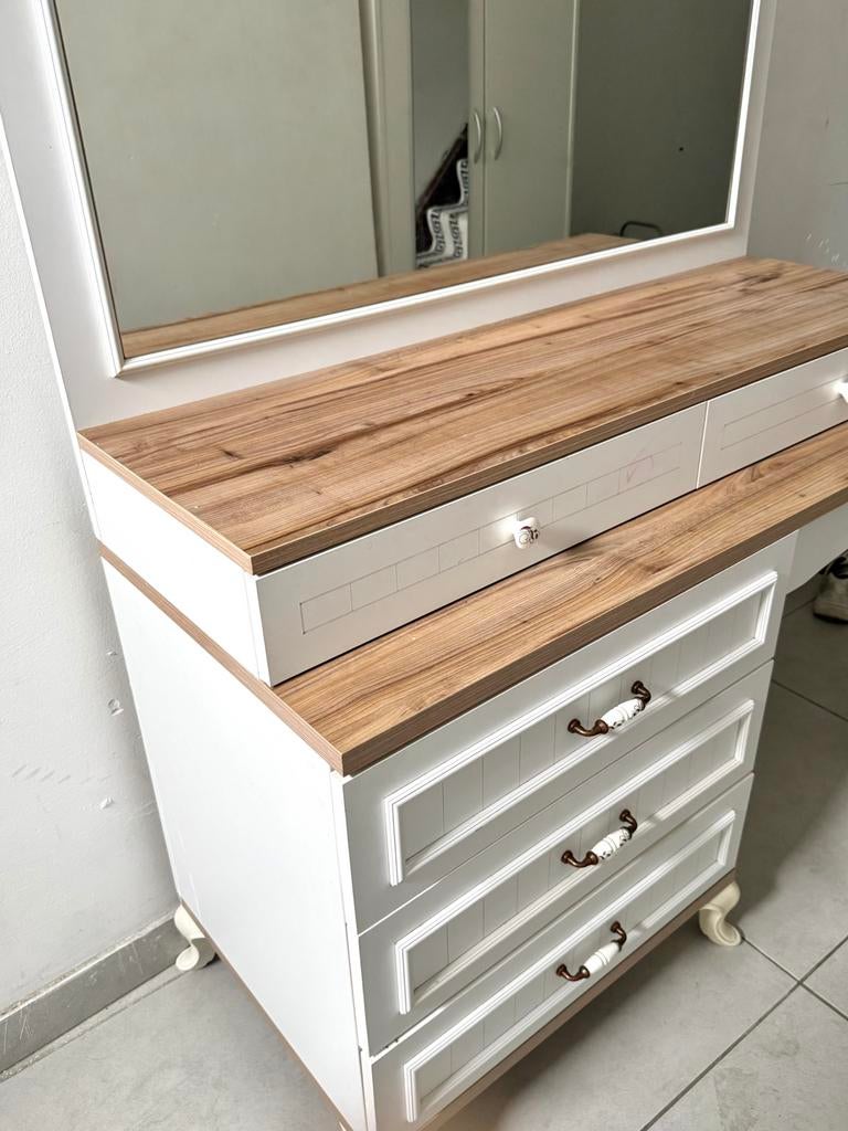 Make-up Tafel met Spiegel, Ophalen, Zo goed als nieuw