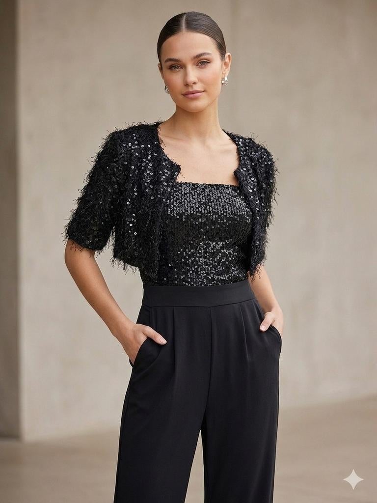 Jumpsuit met jasje maat M /38, Kleding | Dames, Jumpsuits, Ophalen, Maat 38/40 (M)