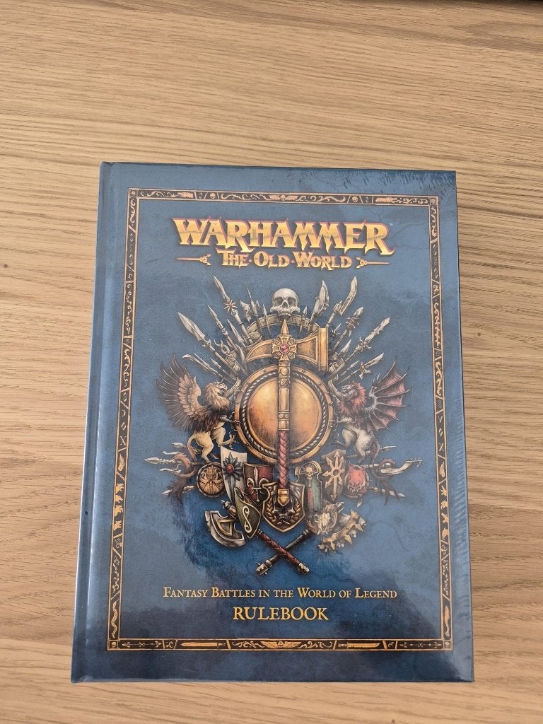 Warhammer Fantasy battles in the old world rulebook, Enlèvement ou Envoi, Neuf, Warhammer, Livre ou Catalogue