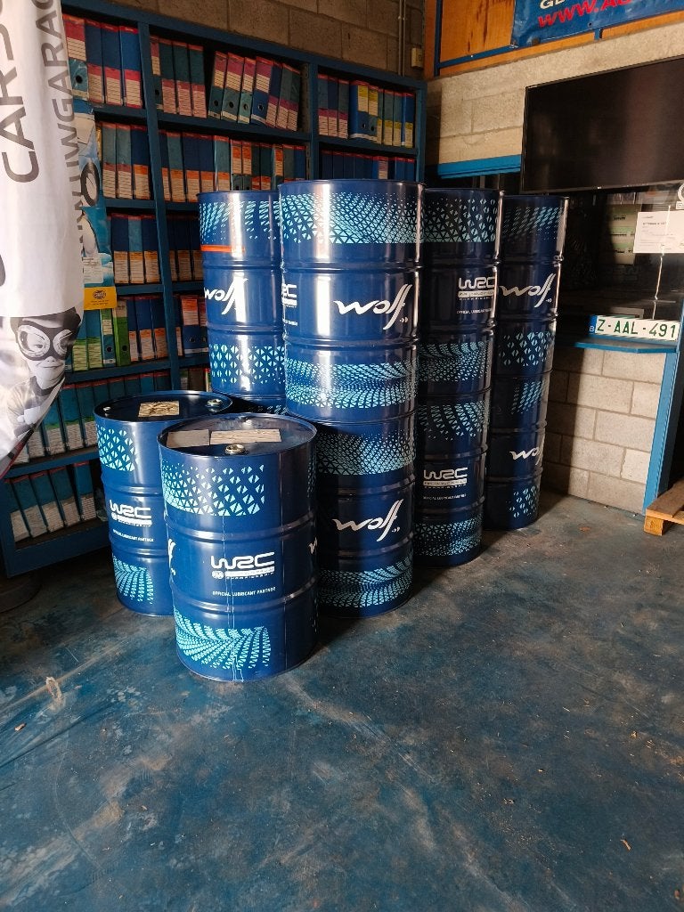 Lege 200L vaten olie €15/stuk, Ophalen, Gebruikt