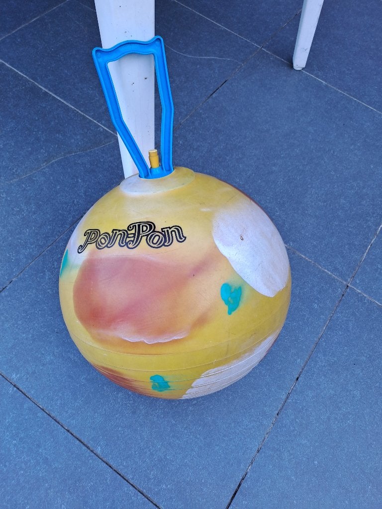 Springbal Pon pon, Ophalen, Gebruikt