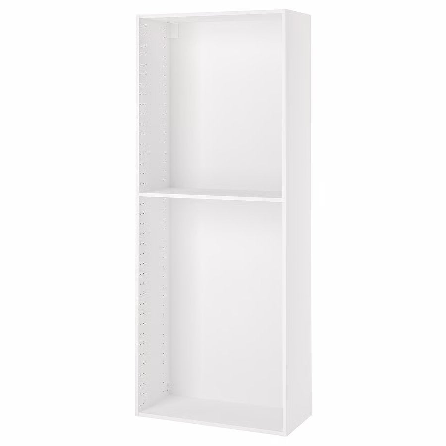 METOD Hoge kast, wit, 80x37x200 cm, Ophalen, 200 cm of meer, Wit, Nieuw