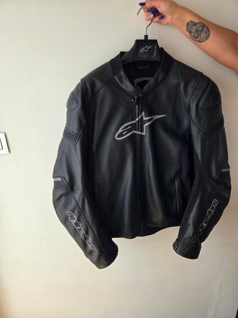 Alpinestars lederen motorjas USA 52 / EU 62 SP1, Motoren, Kleding | Motorkleding, Ophalen