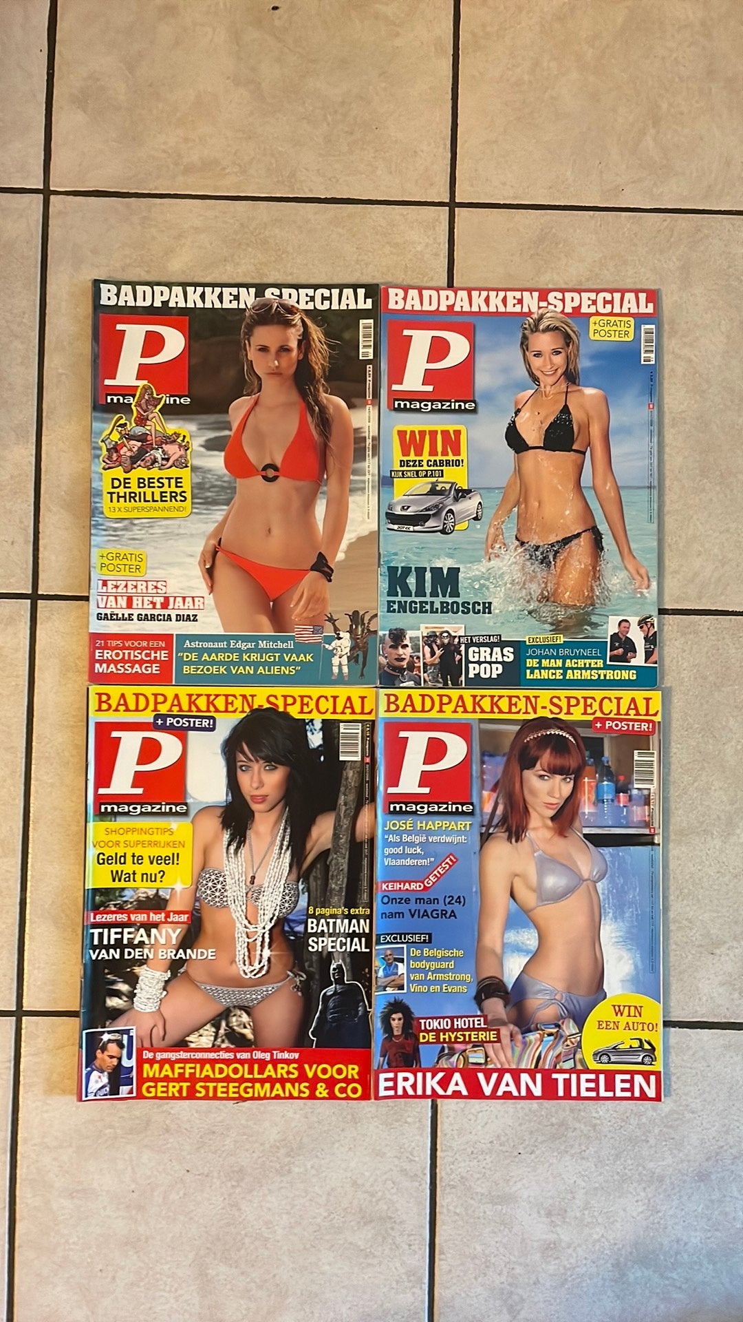 P-magazines (spéciaux pour les maillots de bain), Livres, Enlèvement ou Envoi, Utilisé