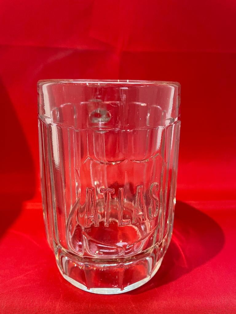 Verre à bière Atlas, Enlèvement ou Envoi, Utilisé, Verre à bière