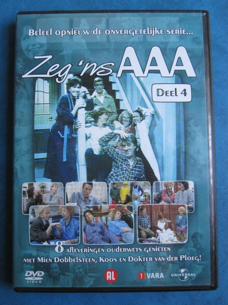 Say AAA - Part 4 (2 disques), CD & DVD, Enlèvement ou Envoi, Comme neuf, Néerlandais, Comédie
