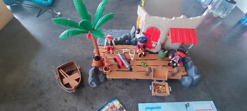 Playmobil SuperSet Pirate Fort Island - 6146 complet, Pirates, Enlèvement ou Envoi, Comme neuf, Kit complet