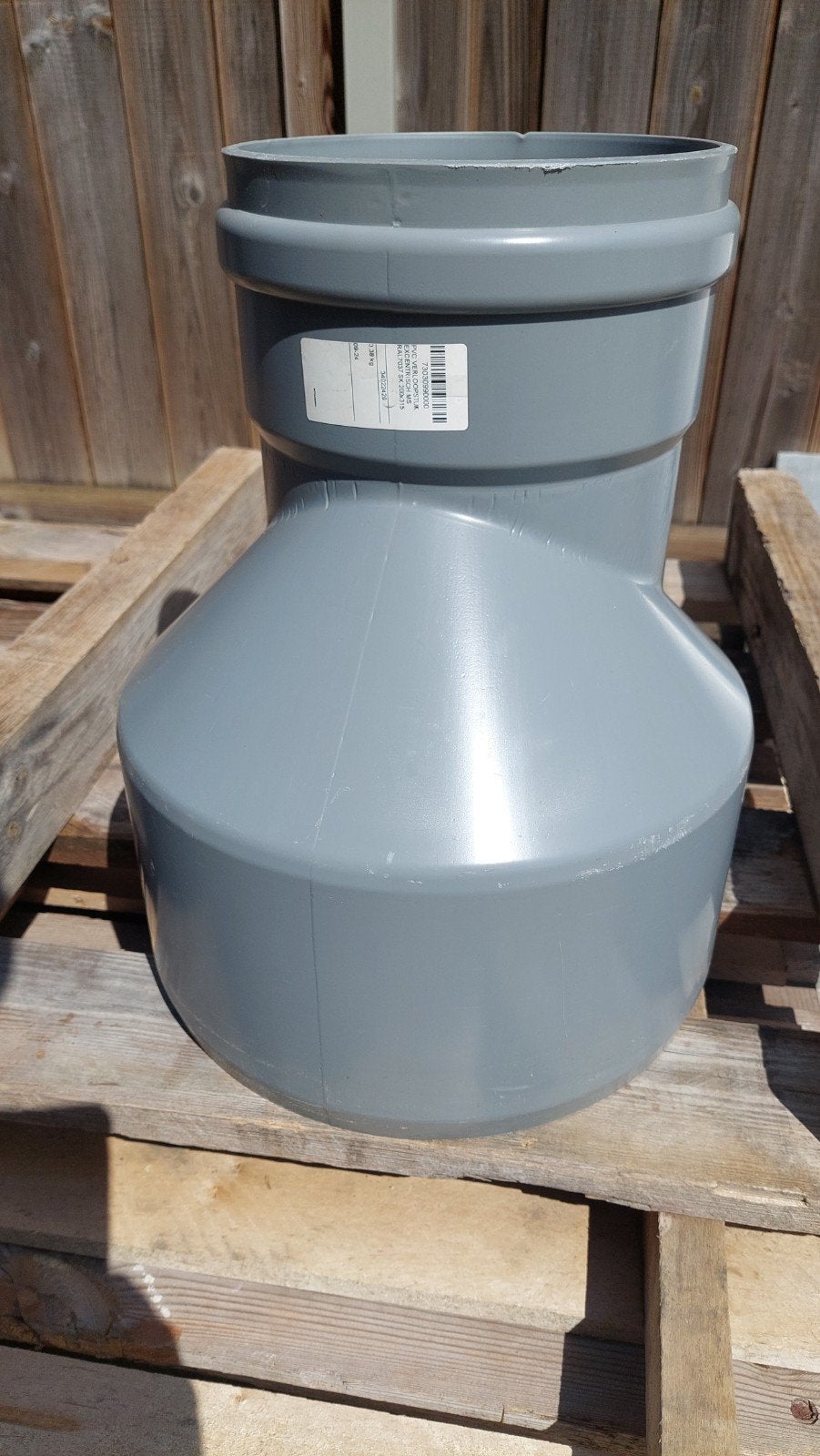 Pvc exc verloopstuk afvoer 315-200., Doe-het-zelf en Bouw, Ophalen, PVC, Afvoer