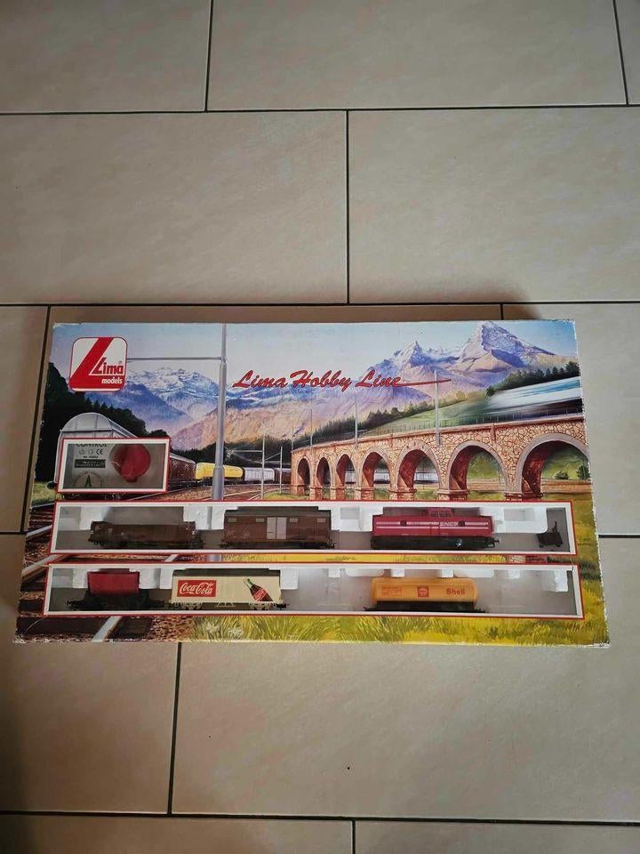 Lima hobby line treinset compleet in de doos, Analogique, Comme neuf, Enlèvement, Courant continu