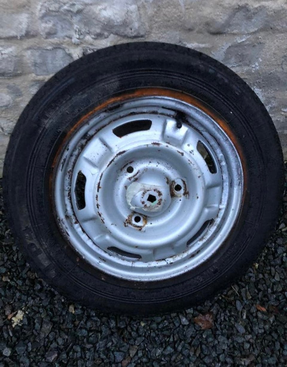 1 jante en tôle origine Peugeot 104 Talbot samba, Autos : Pièces & Accessoires, Enlèvement, Utilisé, Pièces Oldtimer ou Ancêtre