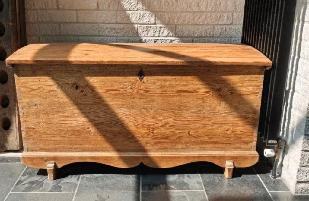 Antieke kist, Huis en Inrichting, Woonaccessoires | Kisten, Ophalen, 50 – 75, Gebruikt, 50 tot 100 cm