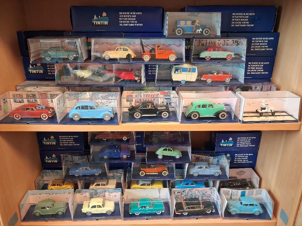 verzameling kuifje auto's ( edition atlas) 69 stuks, Enlèvement ou Envoi