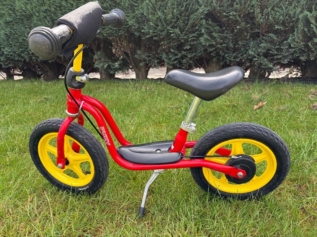 Puky loopfiets rood/ geel, Kinderen en Baby's, Ophalen of Verzenden, Zo goed als nieuw, Loopfiets