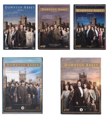Downton Abbey dvd-set: seizoenen 1, 2, 3, 5 en 6, Cd's en Dvd's, Ophalen of Verzenden, Gebruikt
