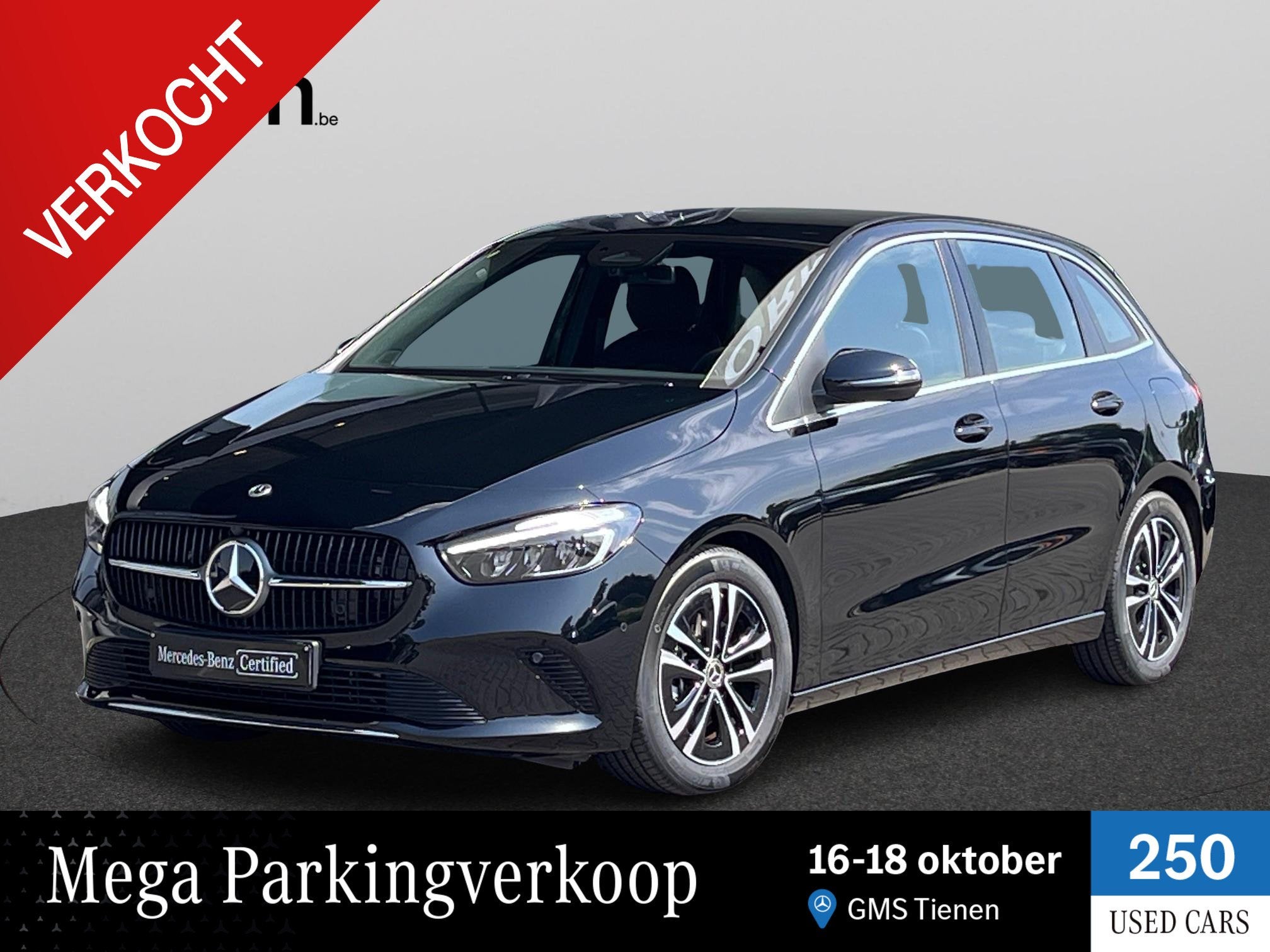 Mercedes-Benz B-klasse 200 progressive, Auto's, 745 kg, Gebruikt, Zwart, 4 cilinders