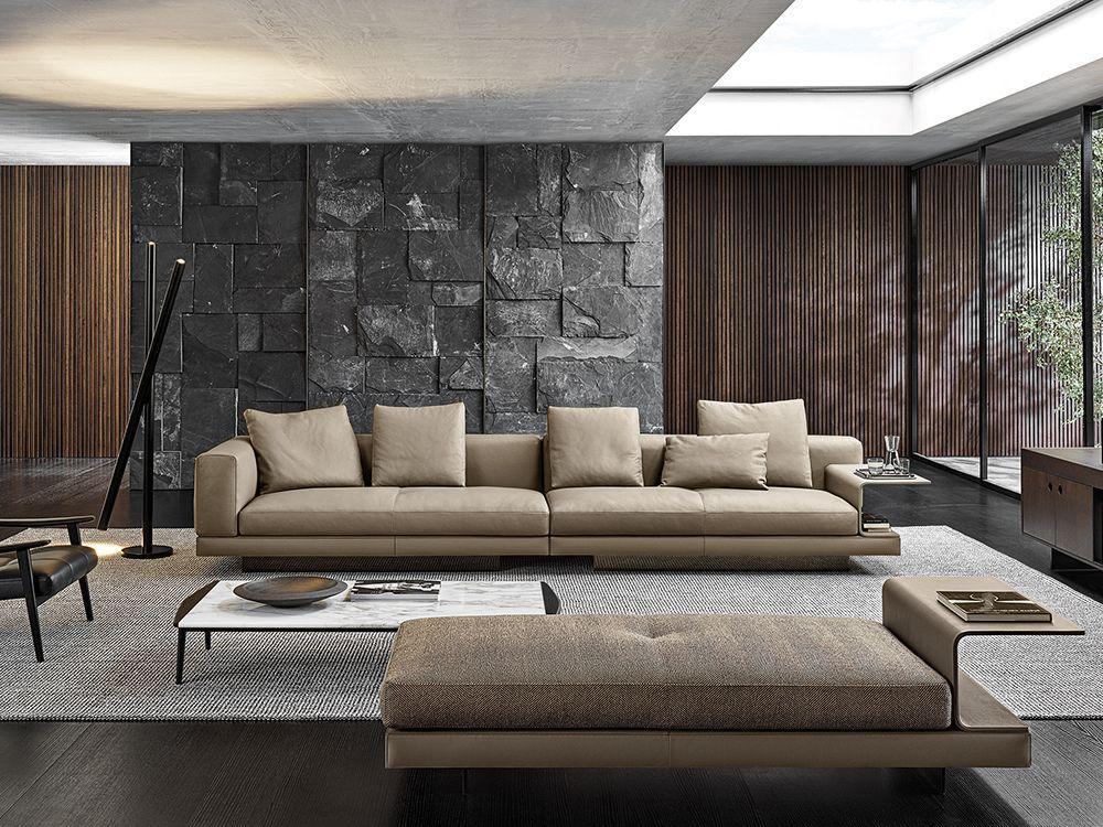 RECHERCHÉ : Minotti canapé / canapé d’angle — achat direct, Enlèvement ou Envoi, Banc d'angle, Design Bankstellen Minotti