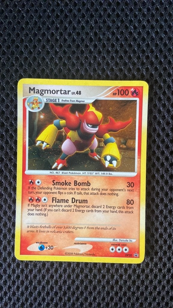 TCG Magmortar 100 HP DP20 Diamond and Pearl Promo Holo, Ophalen of Verzenden, Zo goed als nieuw