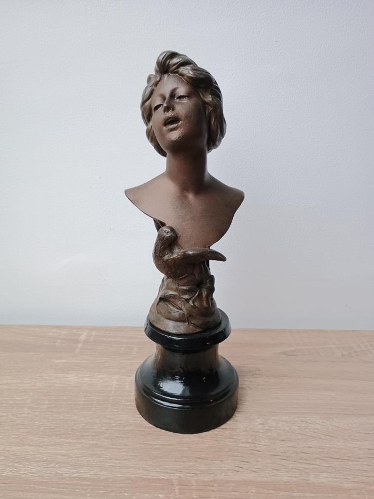 Gereguleerde sculptuur gesigneerd Jaumes Sabartes Gual.” ons, Art deco, Gemerkt, Ophalen of Verzenden, Beeld
