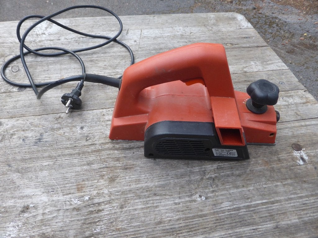 elektrische schaafmachine in goede werkende staat, Bricolage & Construction, Raboteuses, Enlèvement ou Envoi, Utilisé, Électrique