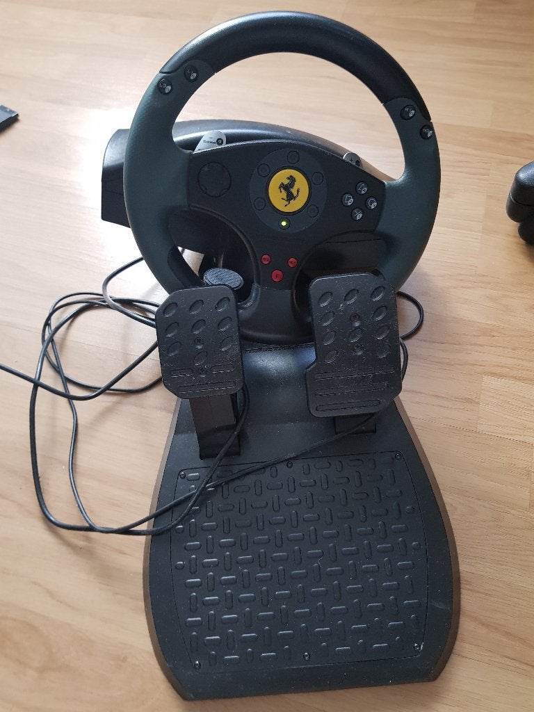 Volant Thrustmaster Ferrari PS2/PS3, Enlèvement, Utilisé, Volant ou Pédales, PlayStation 2
