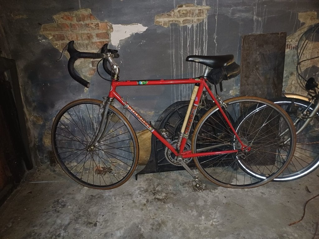 Retro koersfiets, Fietsen en Brommers, Gebruikt, 10 tot 15 versnellingen, Velgrem, 49 tot 53 cm