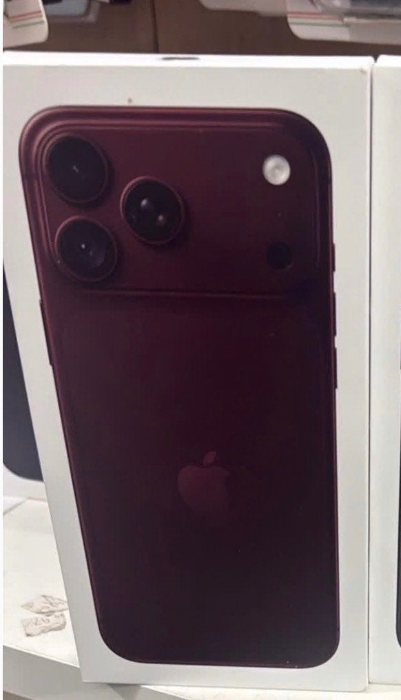 Iphone 18 Pro 1TB Bordeaux rood, Télécoms, Enlèvement, Rouge, IPhone 18 Pro