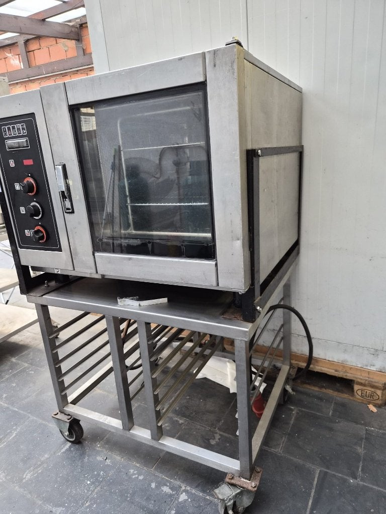 Professionele COMBISTEAMER Oven + Inox Onderstel, Ophalen