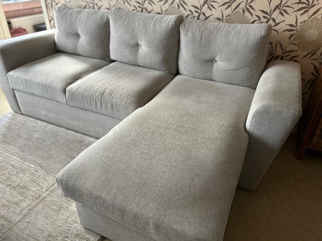 Canapé angle convertible, Maison & Meubles, Canapés | Coins salons complets, Enlèvement, Utilisé, Tissus