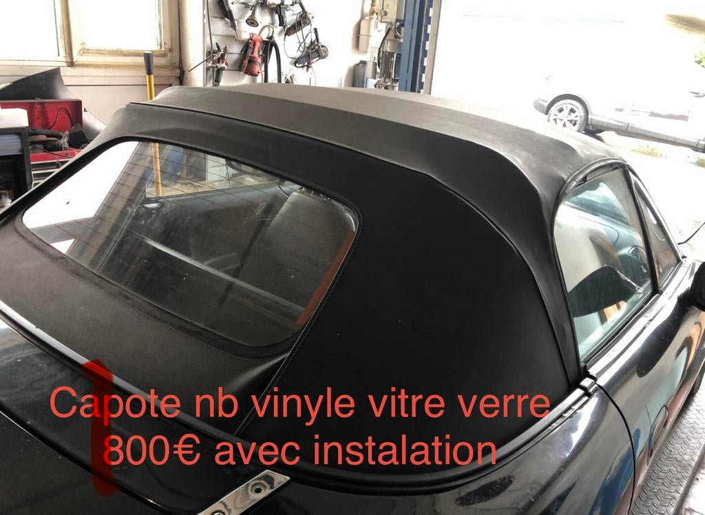 MX5 nb vinyl ontdooiglas met softtop, Ophalen