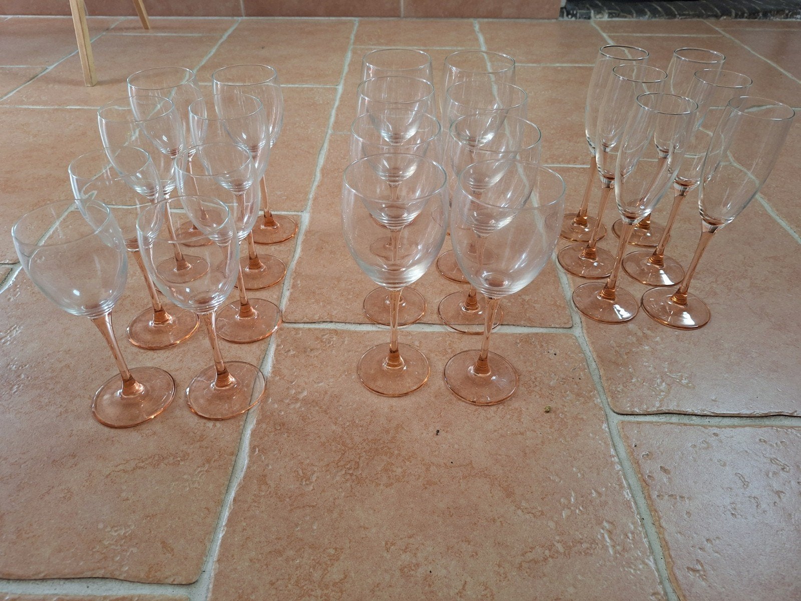 Rose luminarc  glazen, Enlèvement