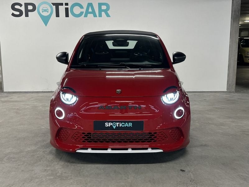 Abarth 500C 500e Scorpionissima, Autos, Rouge, Cabriolet, Alcantara, Noir