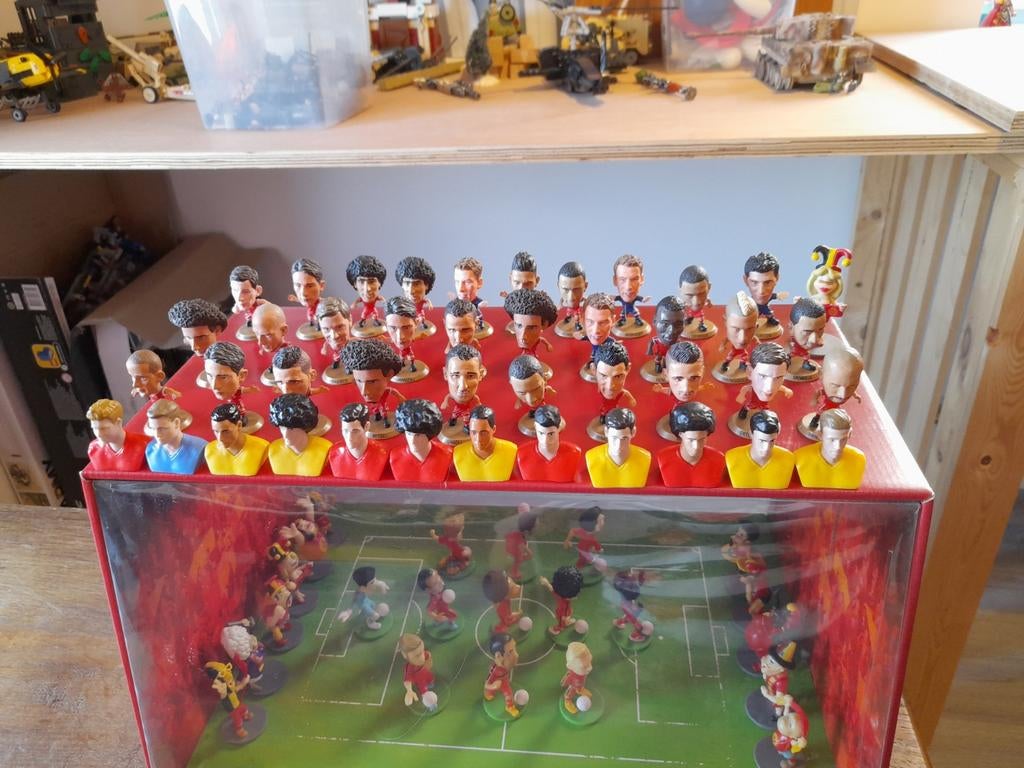 Présentoire football diables rouge, Ophalen