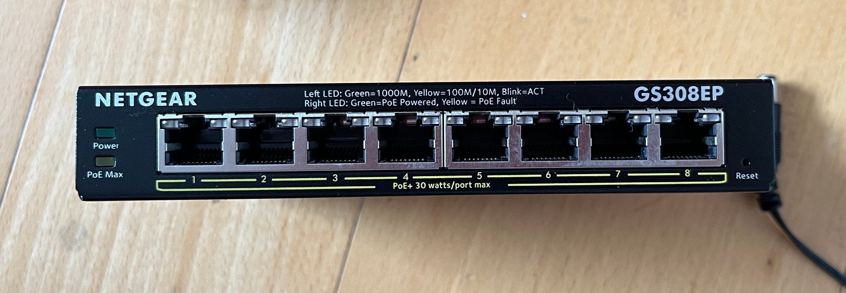 NetGear GS308EP Switch POE+, Enlèvement ou Envoi, Comme neuf