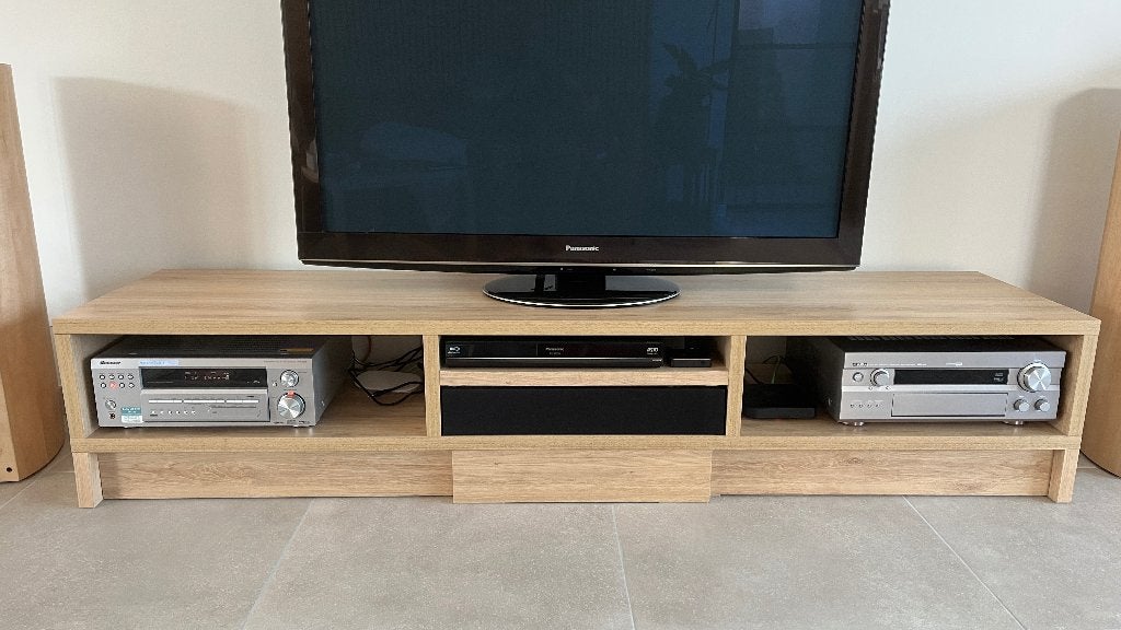 TV - AUDIO meubel extra diep, Ophalen, Nieuw, 200 cm of meer, Minder dan 100 cm