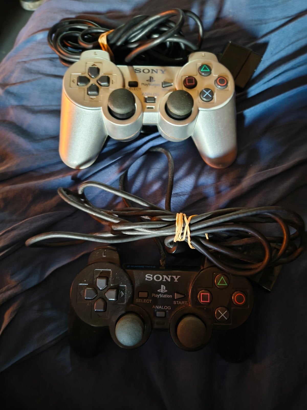 2x Ps2 Duallshock2 controllers voor Repair, Ophalen of Verzenden, Gebruikt