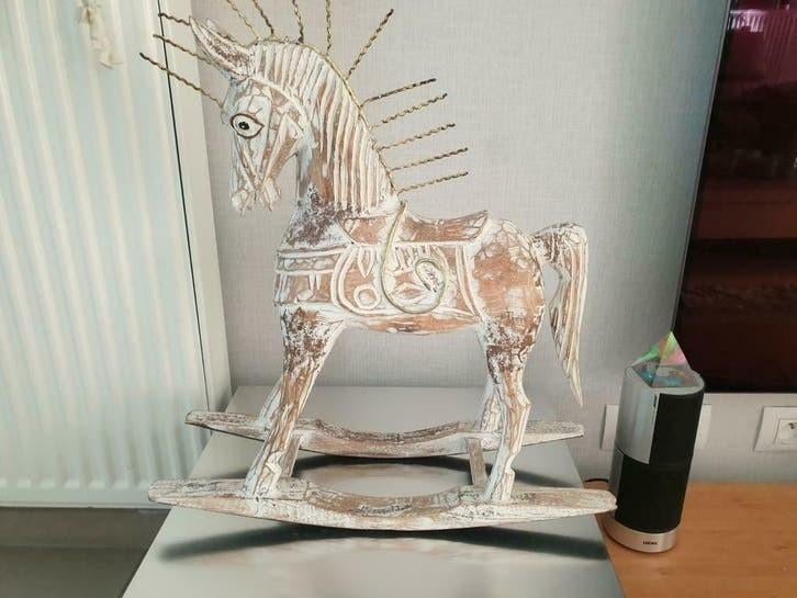 Houten Schommelpaard, Ophalen, Gebruikt