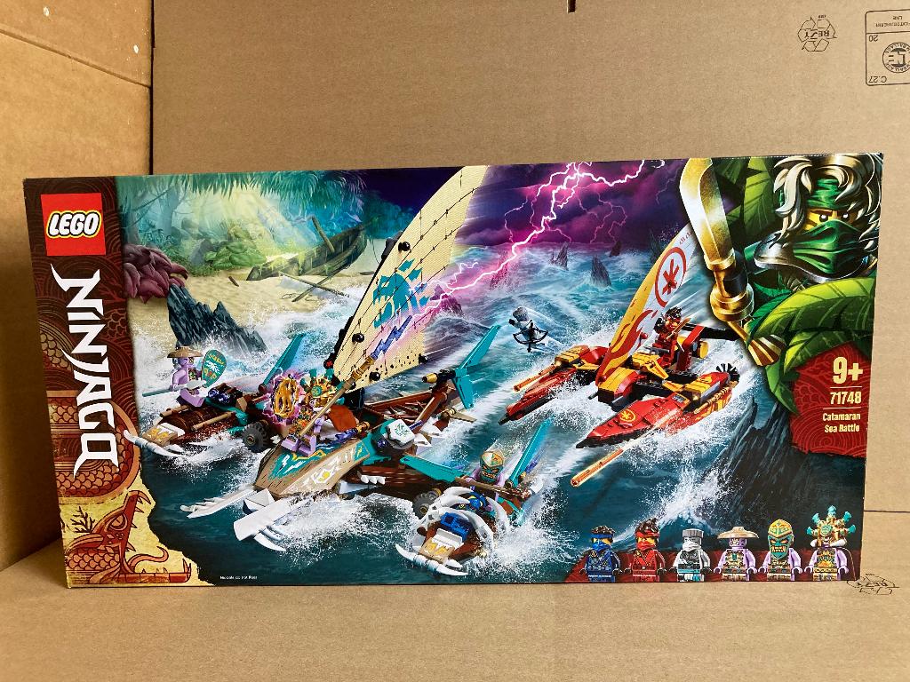 NIEUW LEGO Ninjago 71748: Catamaran zeeslag, Lego, Nieuw, Ophalen of Verzenden, Ongeopend/sealed