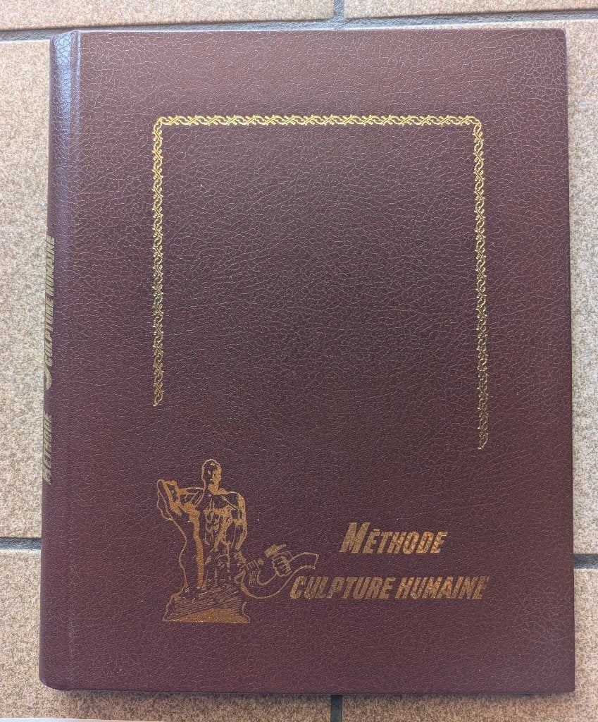 Vintage Bodybuilding Set: "Méthode Sculpture Humaine", Boeken, Sportboeken, Ophalen of Verzenden, Zo goed als nieuw, Fitness