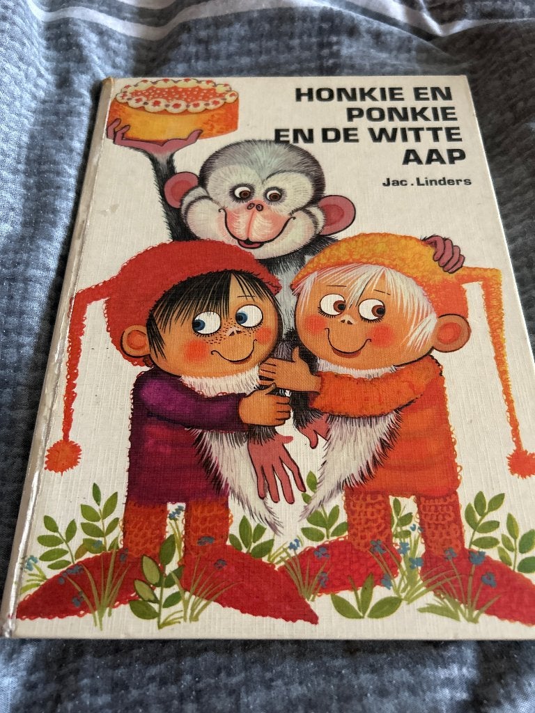 Honkie en Ponkie en de witte aap, Gelezen, JAC. linders, Ophalen of Verzenden, Sprookjes