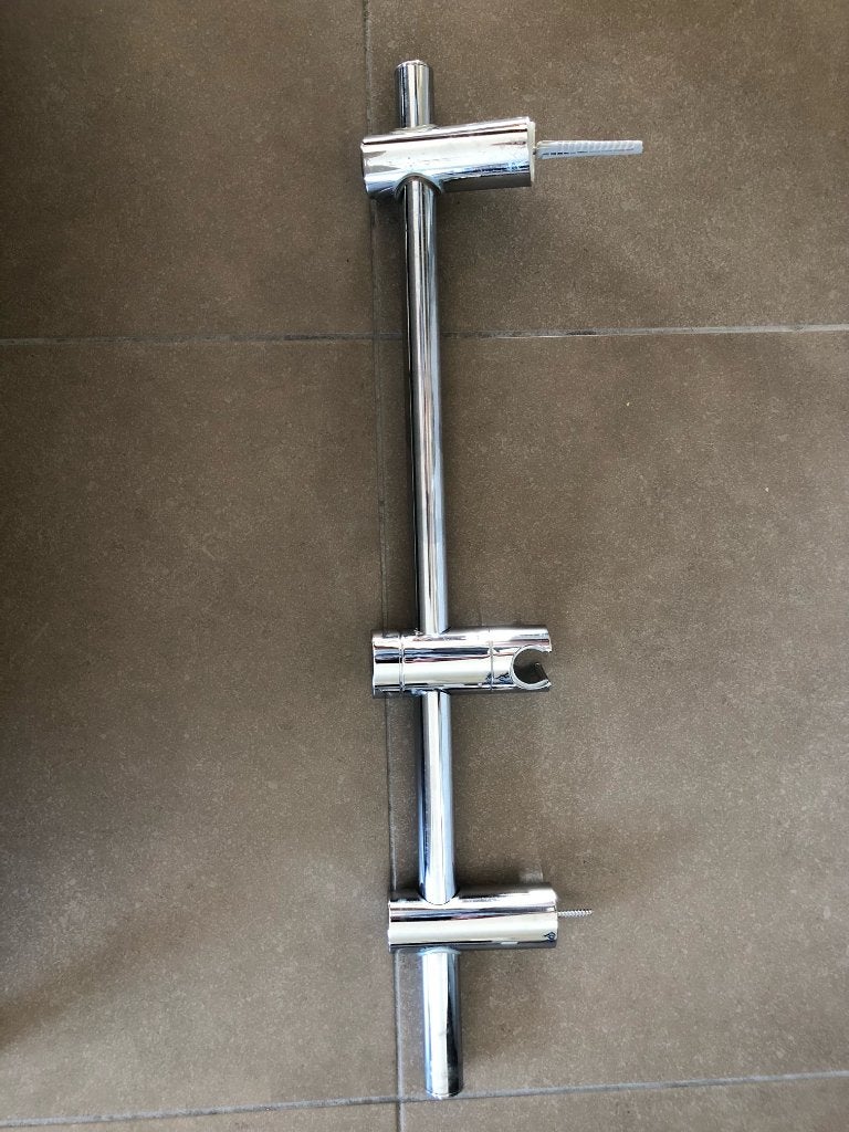 Douchestang in chroom | Douchestang | Douchesteun, Ophalen, Gebruikt, Chroom, Douche