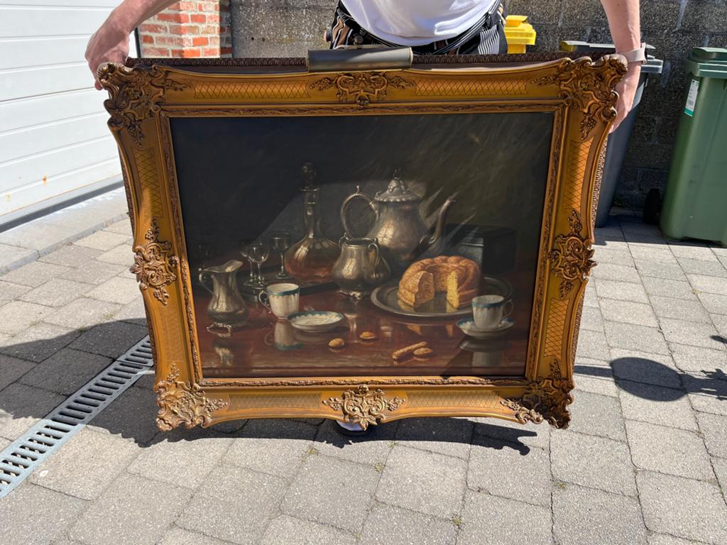 Schilderij E. Jacobs, Ophalen