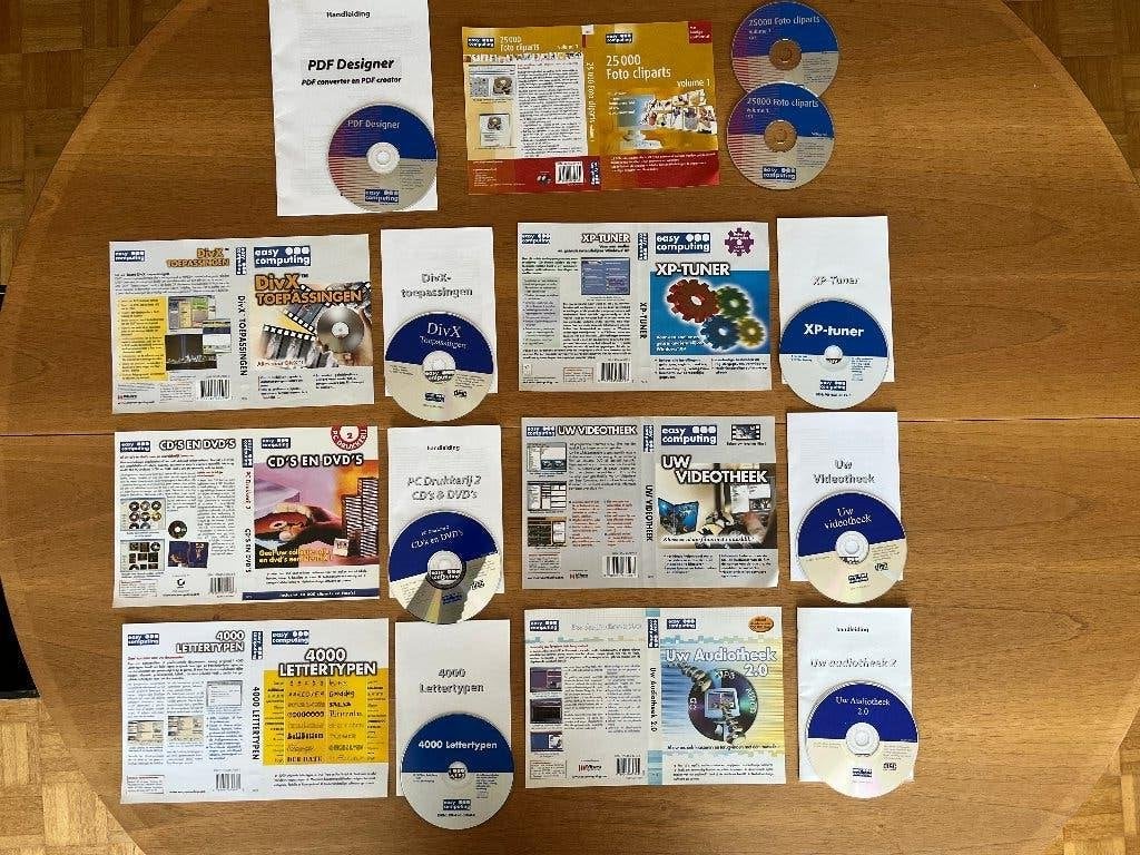 lot vintage software easy computing, Ophalen of Verzenden, Zo goed als nieuw, Overige typen, Windows
