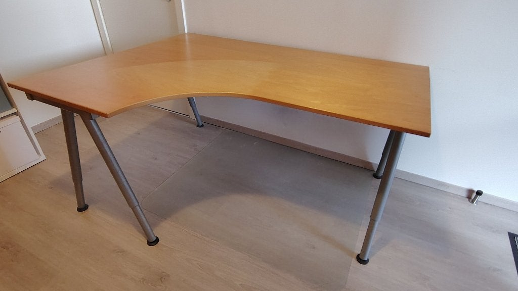 Ikea Galant hoekbureau, Huis en Inrichting, Bureaus, Ophalen, 160 cm, Gebruikt, 120 cm