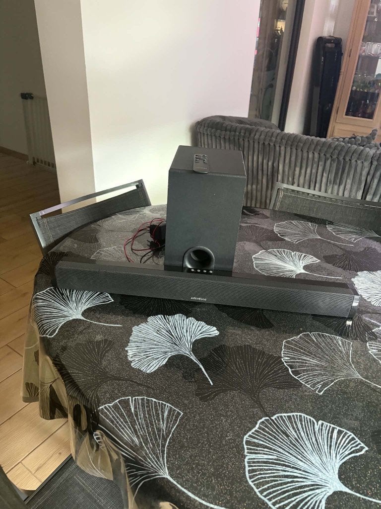 Barre de son + baffle + télécommande edenwood, Enlèvement, Comme neuf