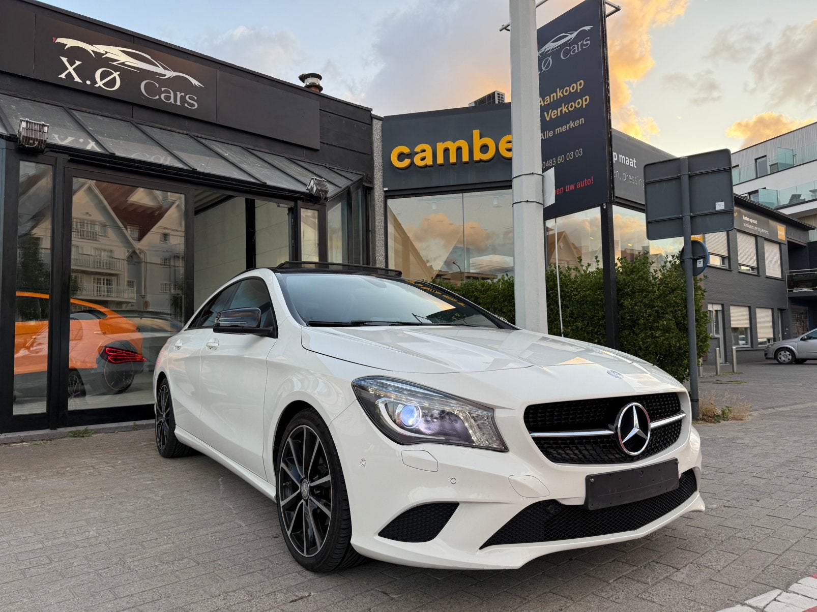 Mercedes cla 200d | Pano - Dak | Automaat | Euro6 | Garantie, Auto's, Mercedes-Benz, CLA, Leder en Stof, Wit, Bedrijf