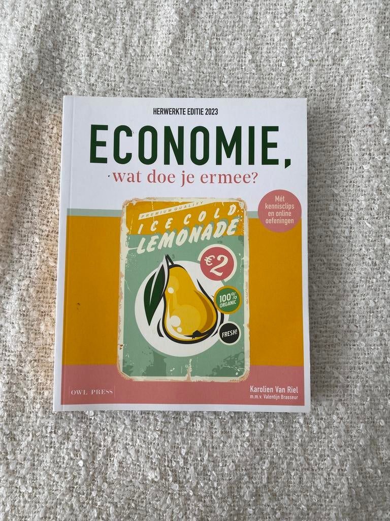 Karolien Van Riel - Economie, wat doe je ermee?, Boeken, Ophalen of Verzenden, Karolien Van Riel; Valentijn Brasseur