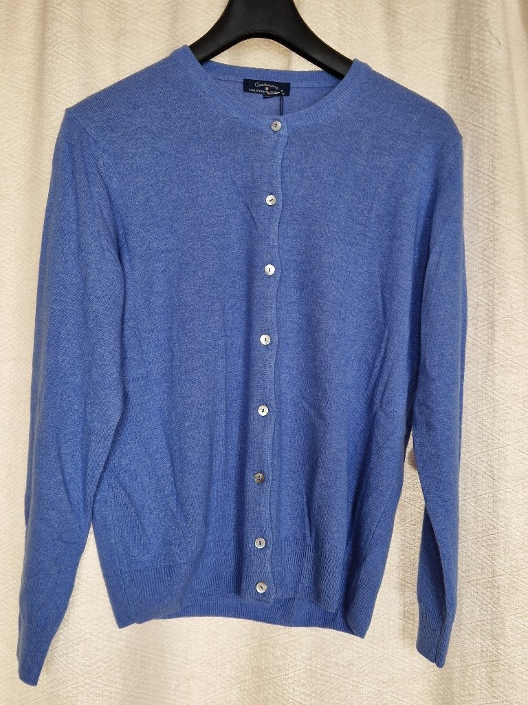 Gilet chashmire, Autre, Enlèvement, Bleu, Taille 42/44 (L)