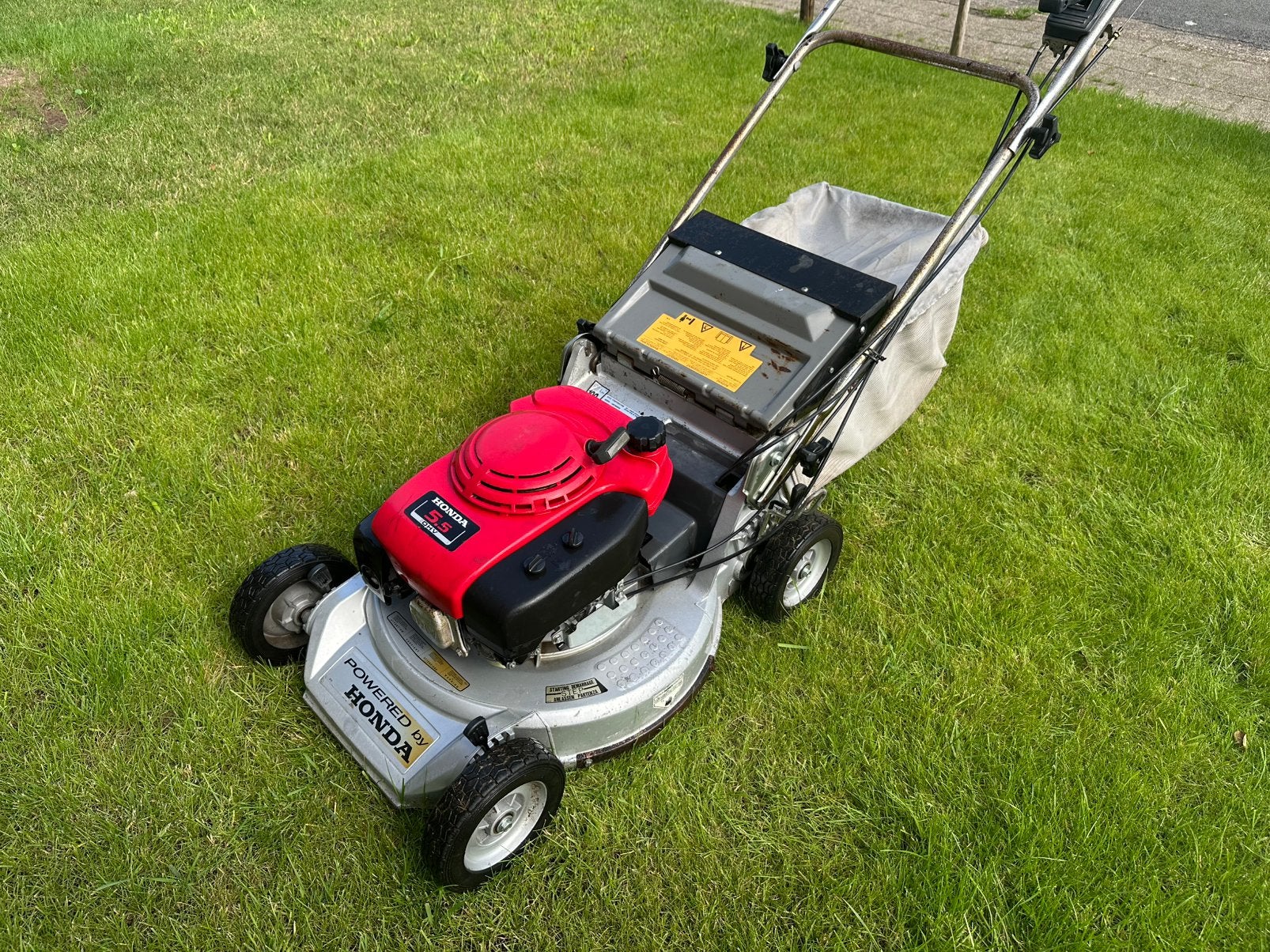 Grasmaaier honda pro, Tuin en Terras, Grasmaaiers, Ophalen, Zo goed als nieuw