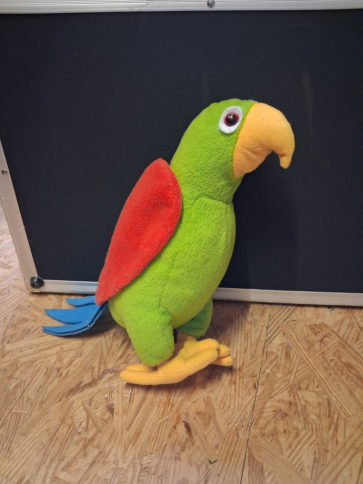 pluchen papegaai "flip", Kinderen en Baby's, Ophalen, Gebruikt, Overige merken, Overige karakters